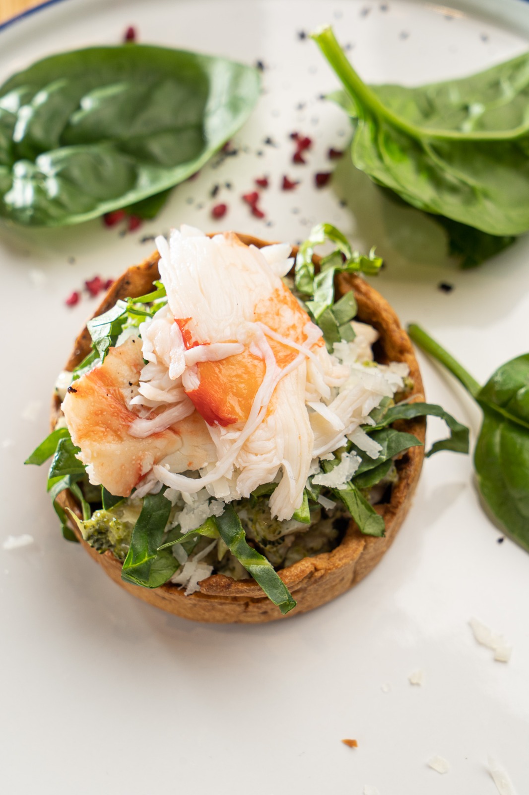 Киш с крабом