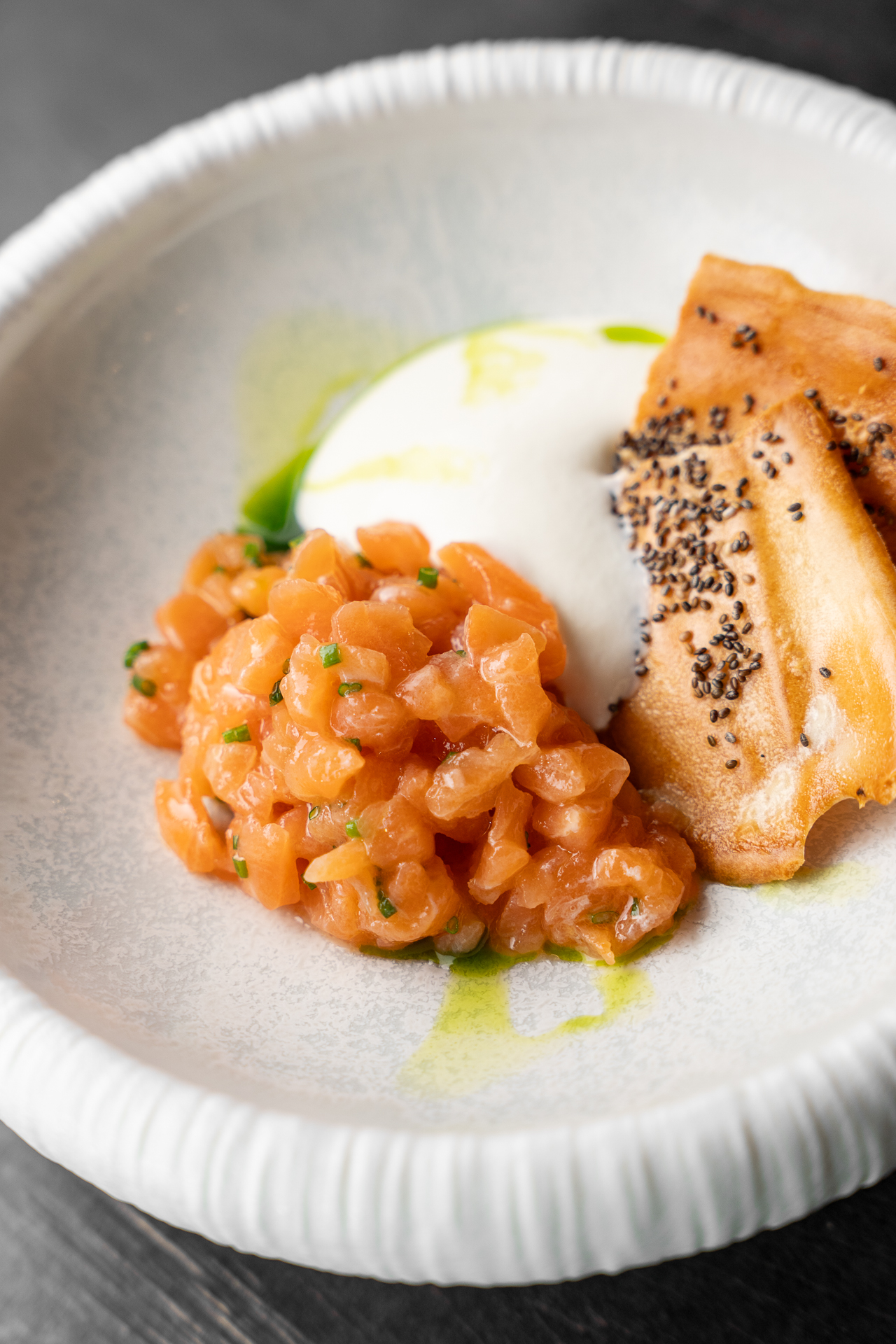 Тартар из лосося